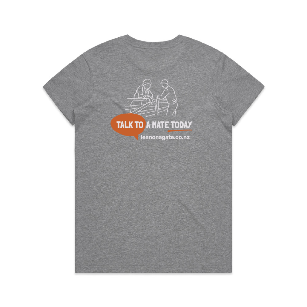 Talk to a Mate | Women's T-shirt - Custom Clothing | T Shirt Printing | Embroidery | Screen Printing | Print Room NZ